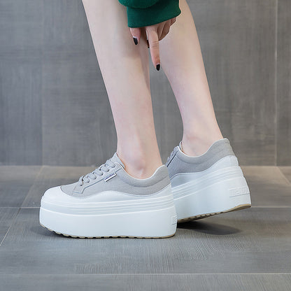 All-Match Fashion Thick Bottom 8cm High Heels – Trendy Simple Shoes for Women