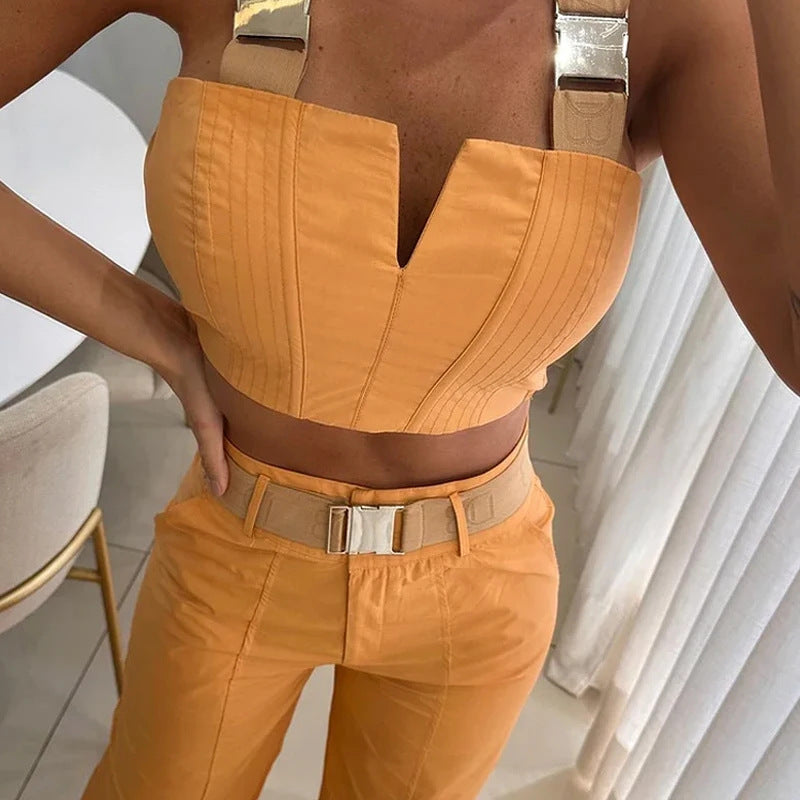 European &amp; American Two-Piece Set