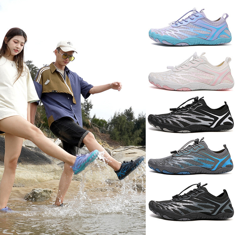&quot;Five Finger Upstream Shoes for Men and Women – Quick-Drying Beach Footwear for Active Outdoors
