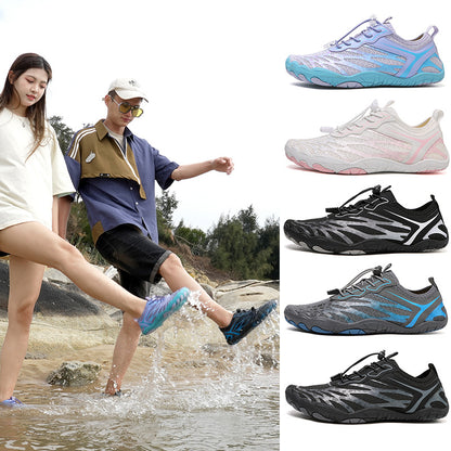 &quot;Five Finger Upstream Shoes for Men and Women – Quick-Drying Beach Footwear for Active Outdoors