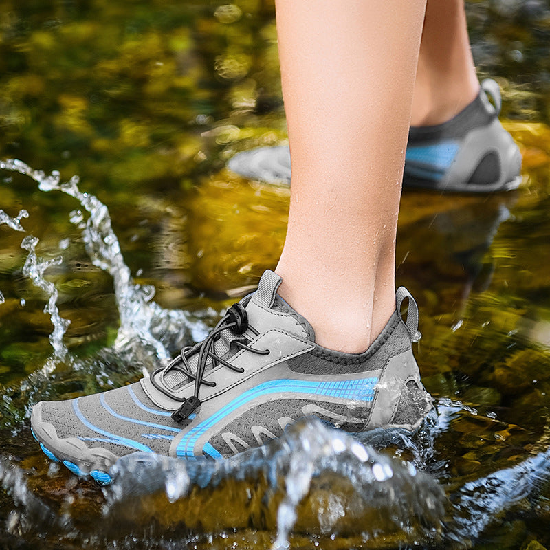 &quot;Five Finger Upstream Shoes for Men and Women – Quick-Drying Beach Footwear for Active Outdoors
