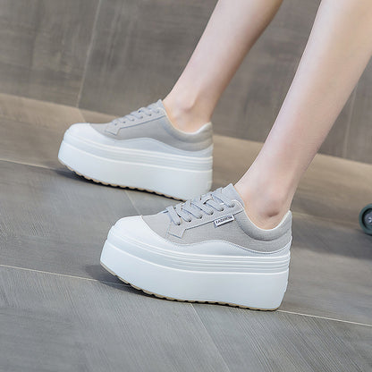 All-Match Fashion Thick Bottom 8cm High Heels – Trendy Simple Shoes for Women