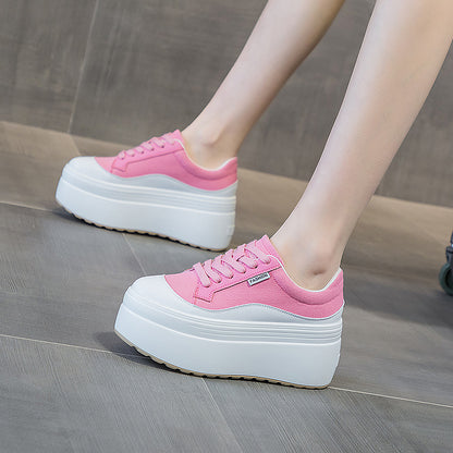 All-Match Fashion Thick Bottom 8cm High Heels – Trendy Simple Shoes for Women