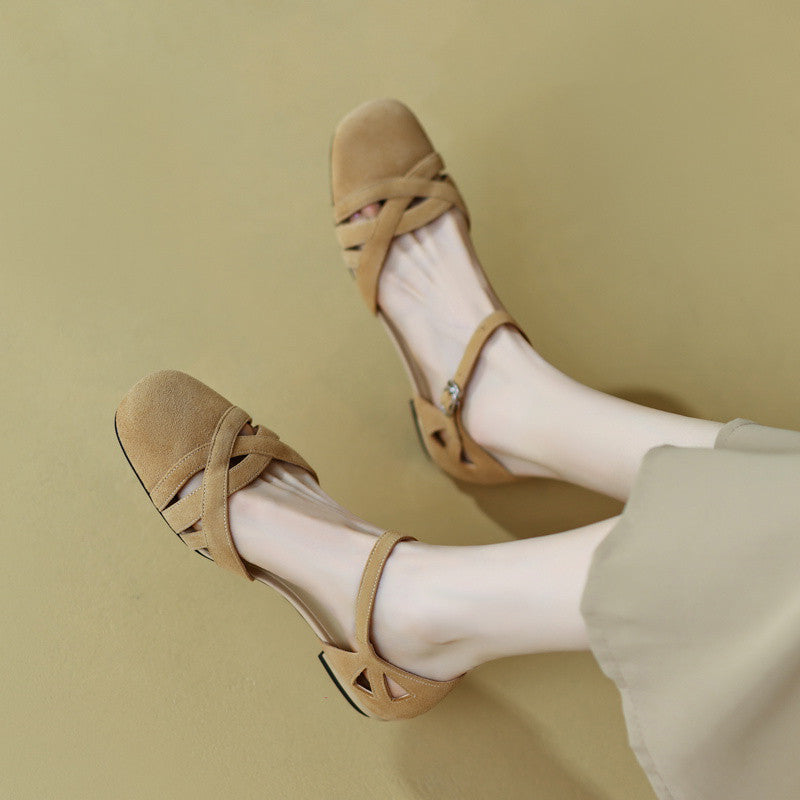 Classic Retro Sandals Women&
